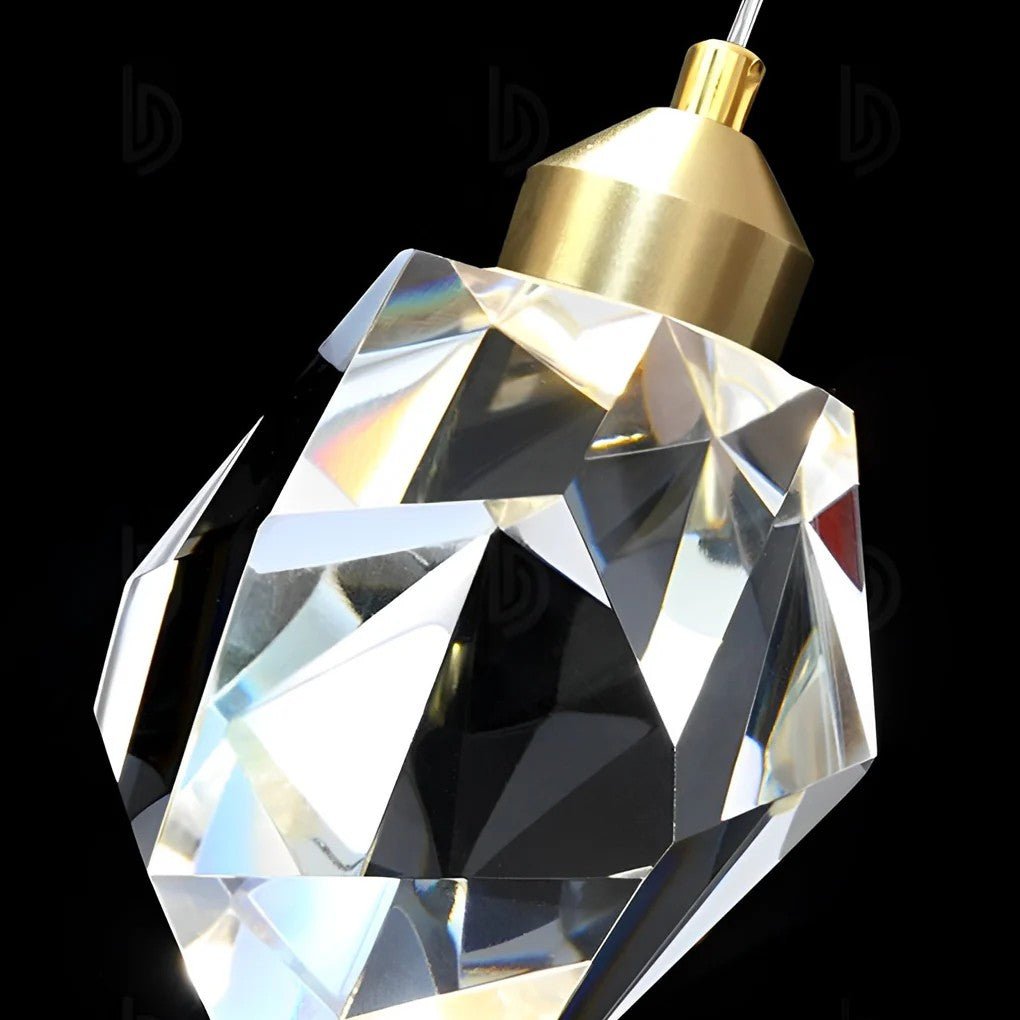 Luxury Staircase Chandelier Modern Spiral Crystal High Ceiling Light - Cyran Lamps