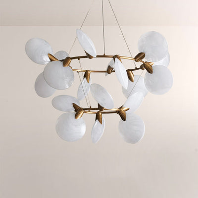 Lyla Floating Disc Chandelier - Cyran Lamps