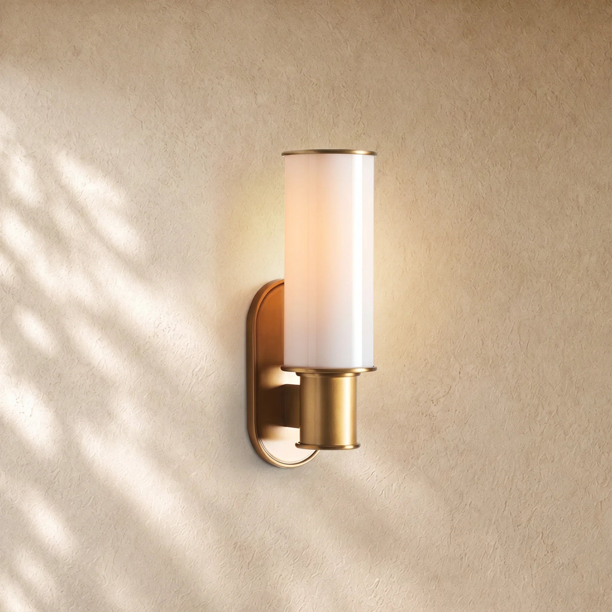 Harlins Milk Glass Wall Sconce