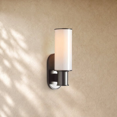 Harlins Milk Glass Wall Sconce