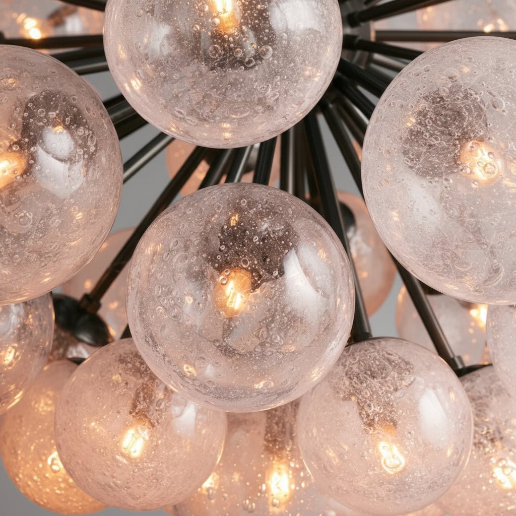 Mandoza Glass Chandelier - Cyran Lamps