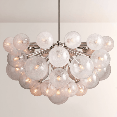 Mandoza Glass Chandelier - Cyran Lamps