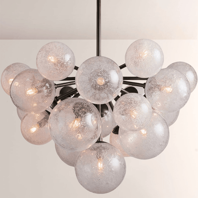 Mandoza Glass Chandelier - Cyran Lamps