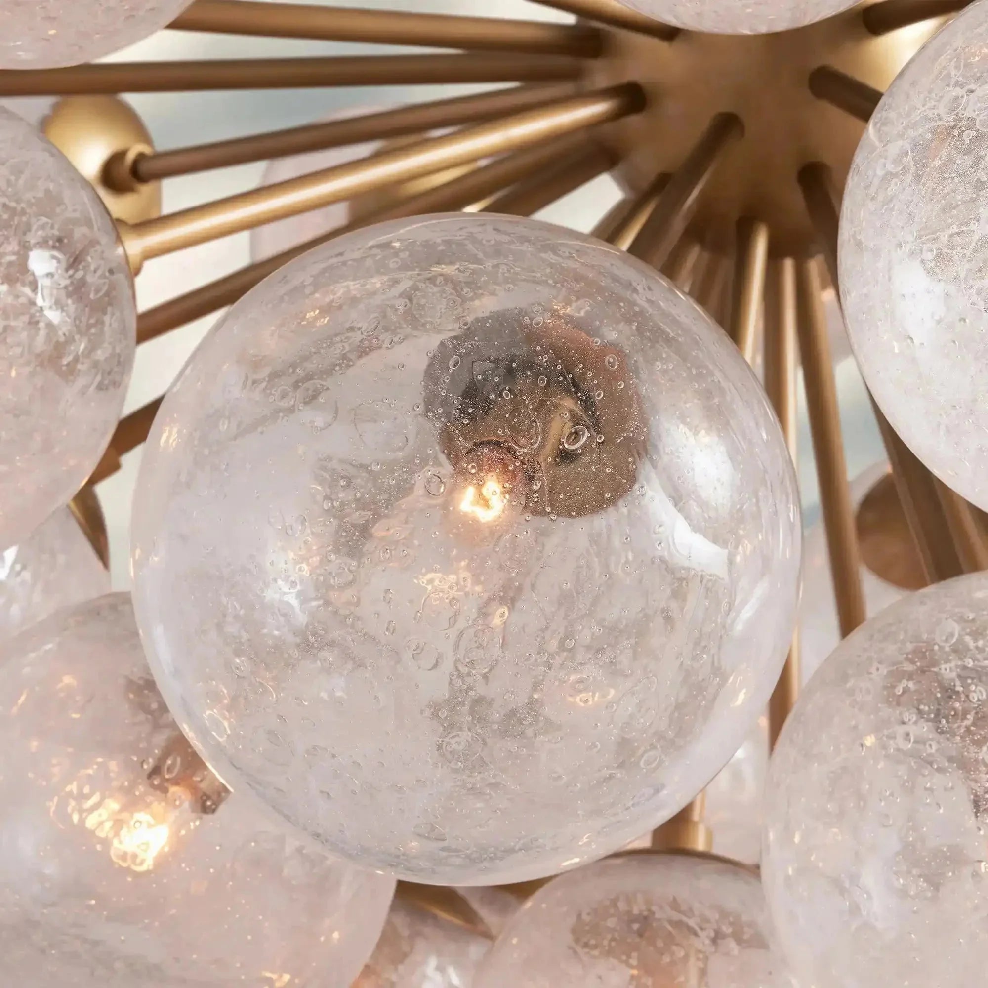 Mandoza Glass Chandelier - Cyran Lamps