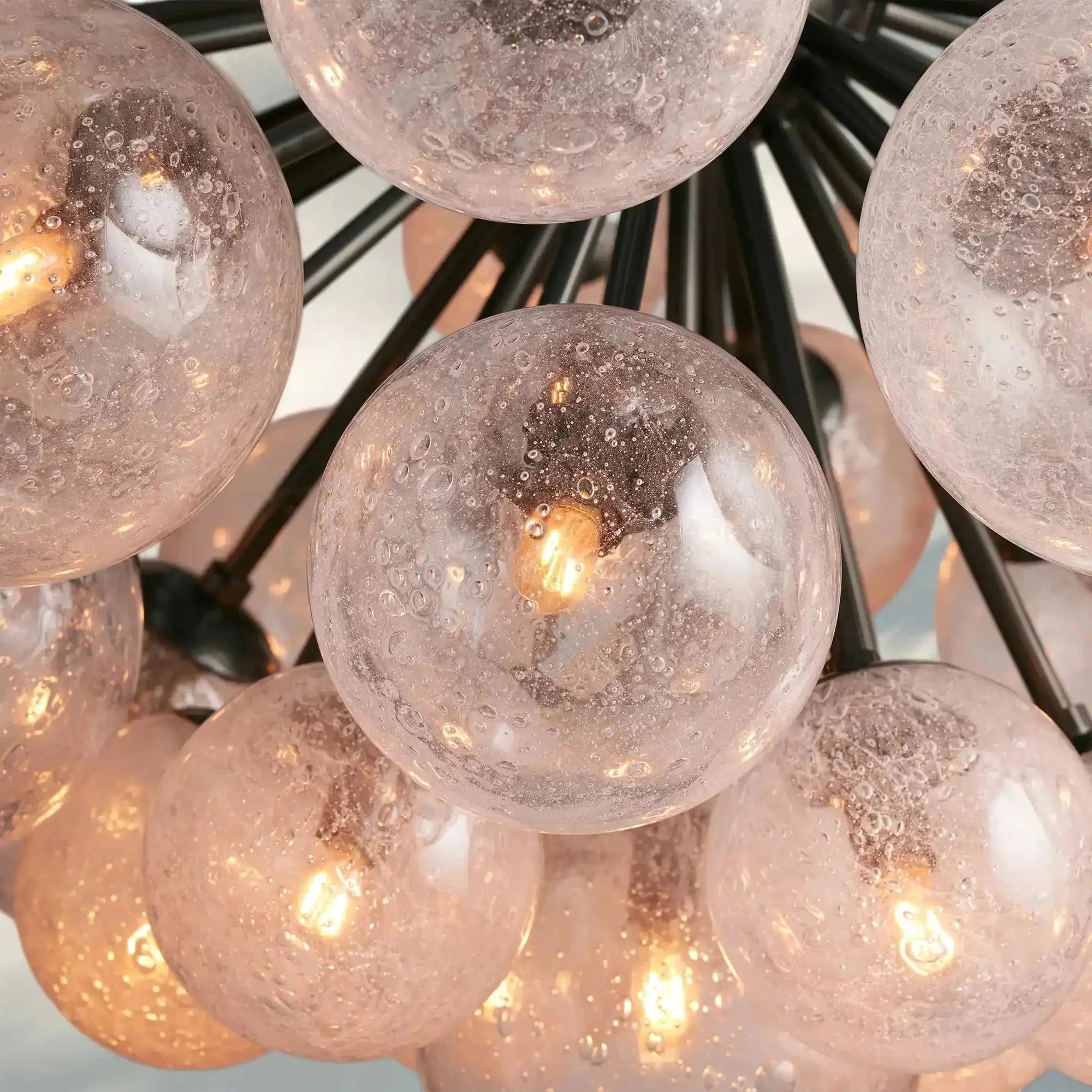 Mandoza Glass Chandelier - Cyran Lamps
