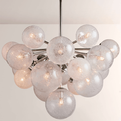 Mandoza Glass Chandelier - Cyran Lamps