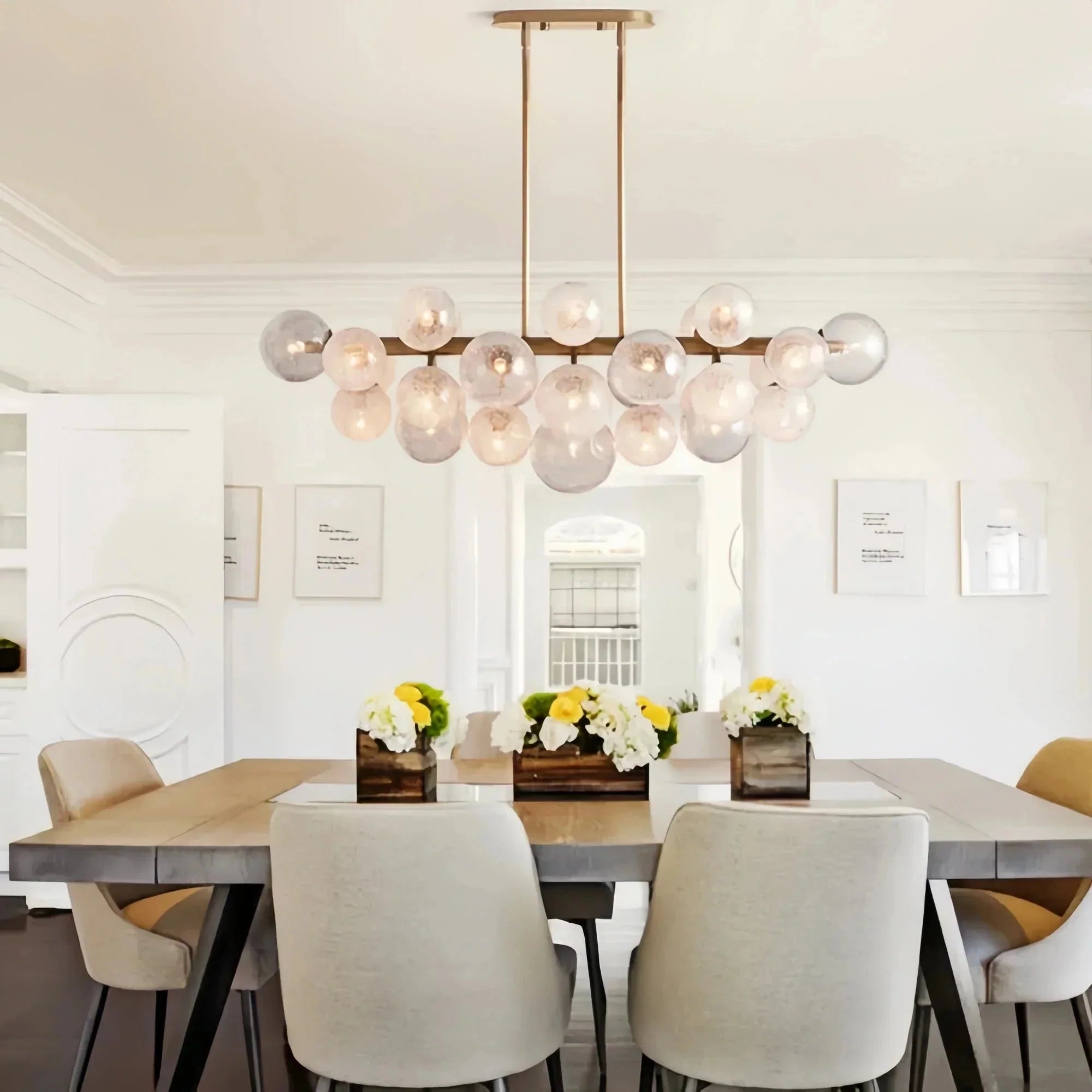 Mandoza Linear Chandelier - cyranlamps