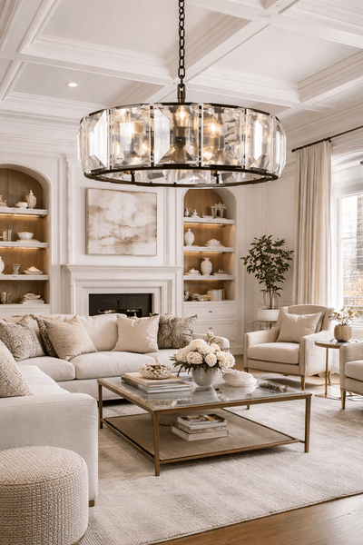 Marlow Crystal Round Chandelier - cyranlighting