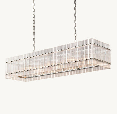 Marquis Rectangular Chandelier 54" - Cyran Lamps