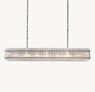 Marquis Rectangular Chandelier 72" - Cyran Lamps