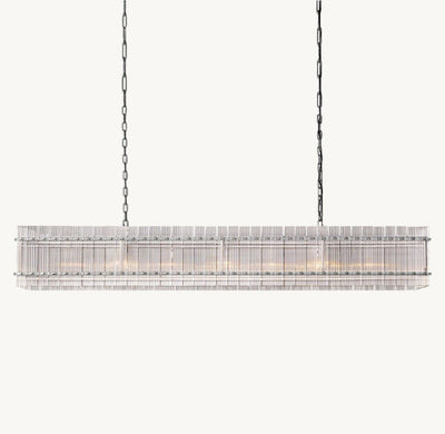 Marquis Rectangular Chandelier 72" - Cyran Lamps