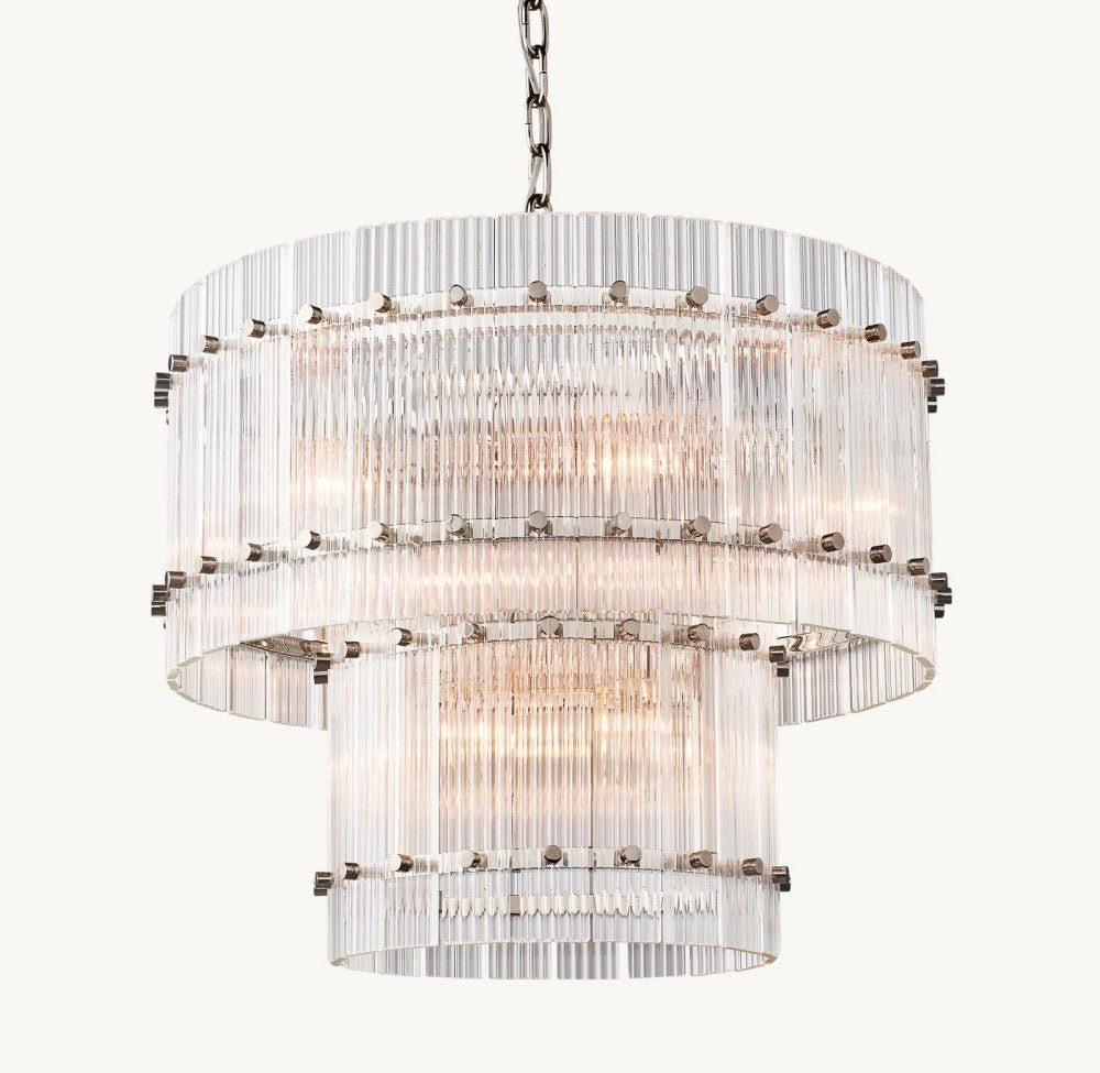 Marquis Two - Tier Round Chandelier 22" - Cyran Lamps