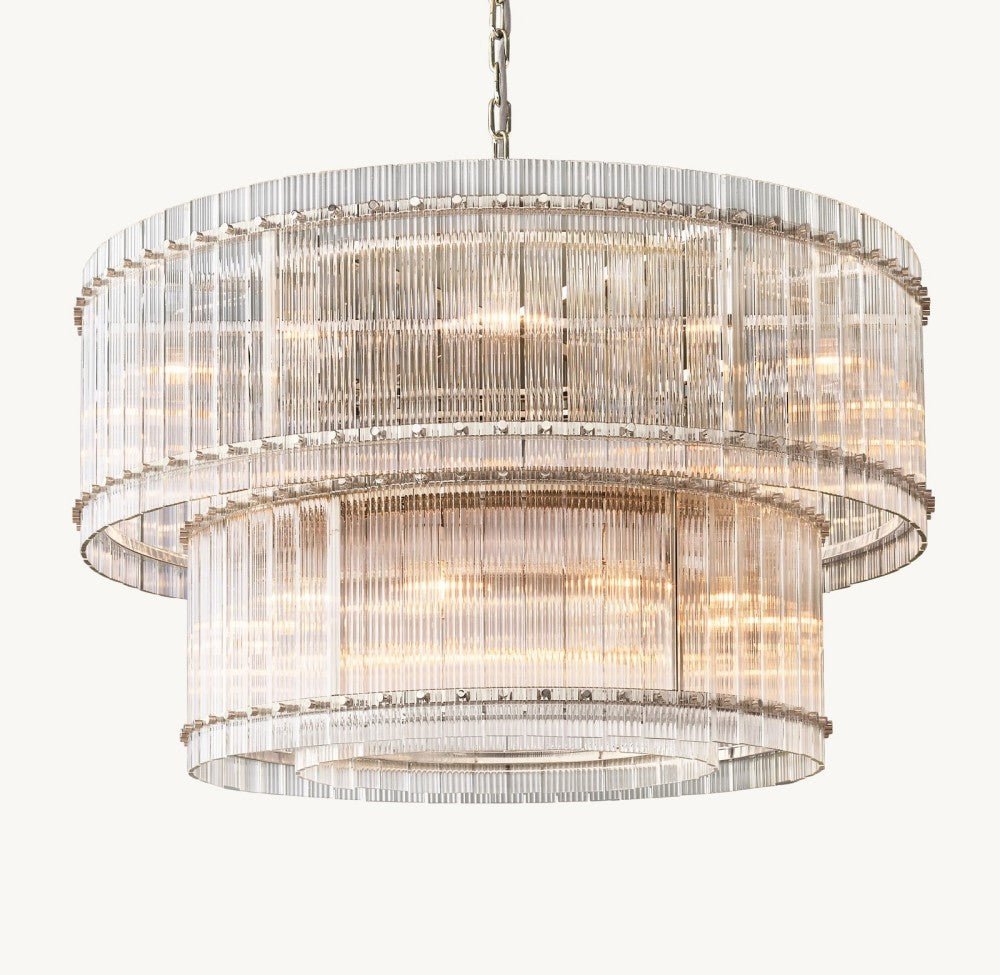 Marquis Two - Tier Round Chandelier 48" - Cyran Lamps