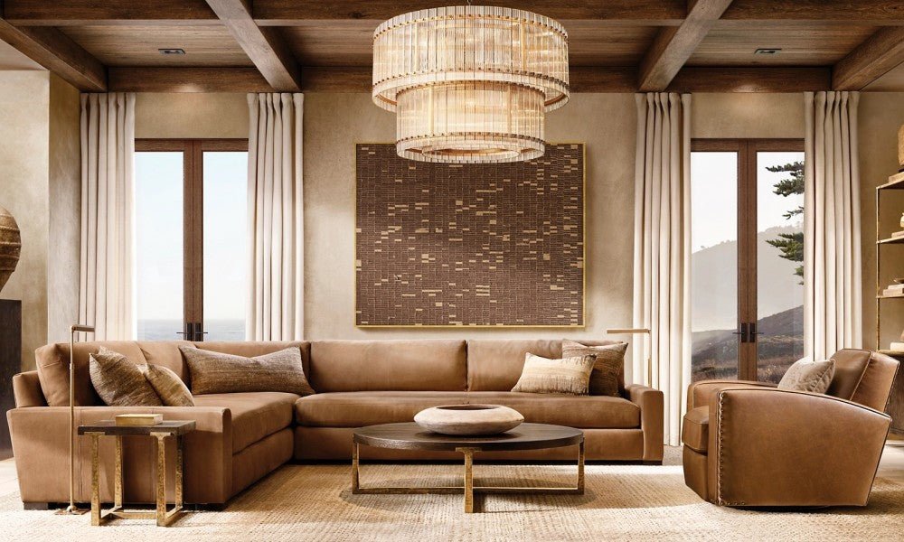 Marquis Two - Tier Round Chandelier 48" - Cyran Lamps