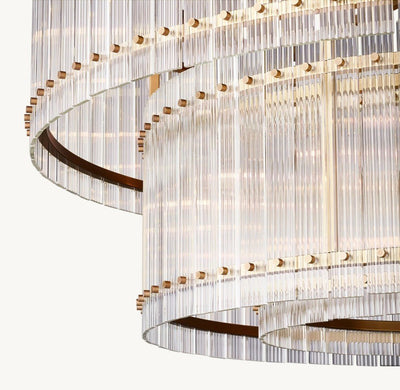 Marquis Two - Tier Round Chandelier 48" - Cyran Lamps