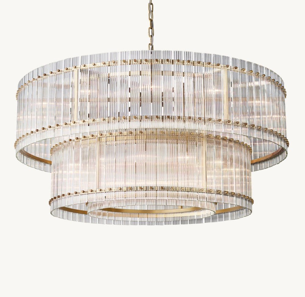 Marquis Two - Tier Round Chandelier 60" - Cyran Lamps