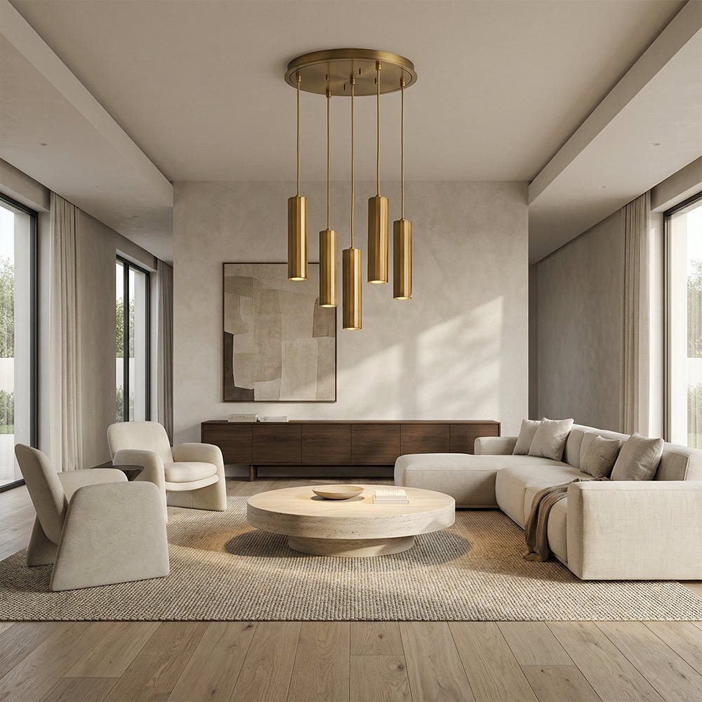 Matthie Metal Chandelier - cyranlamps