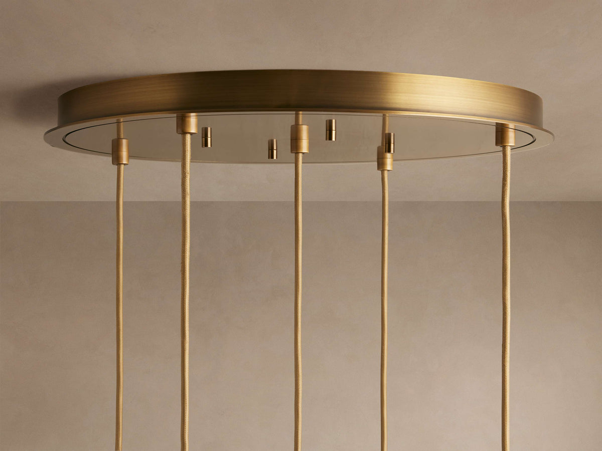 Matthie Metal Round Chandelier 15''D - Cyran Lamps