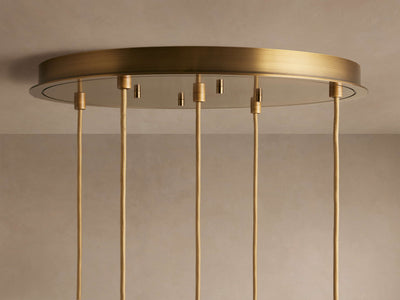 Matthie Metal Round Chandelier 15''D - Cyran Lamps