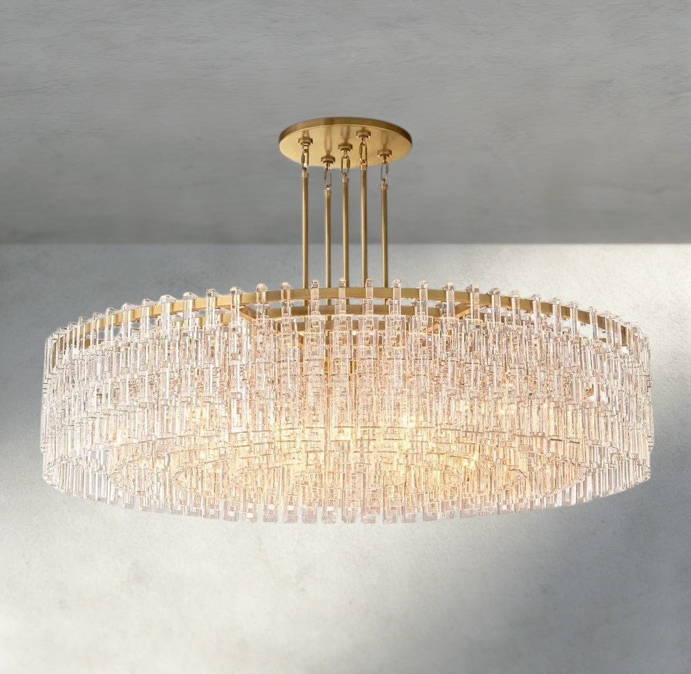 Merlyna Round Chandelier 36", 48", 60" - cyranlighting