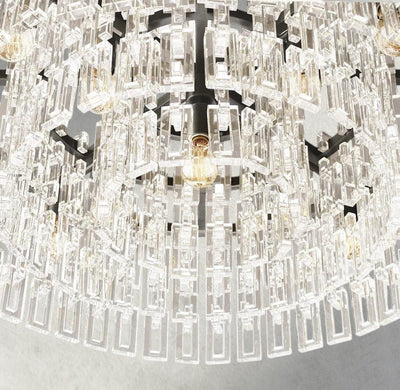 Merlyna Round Chandelier 36", 48", 60" - cyranlighting