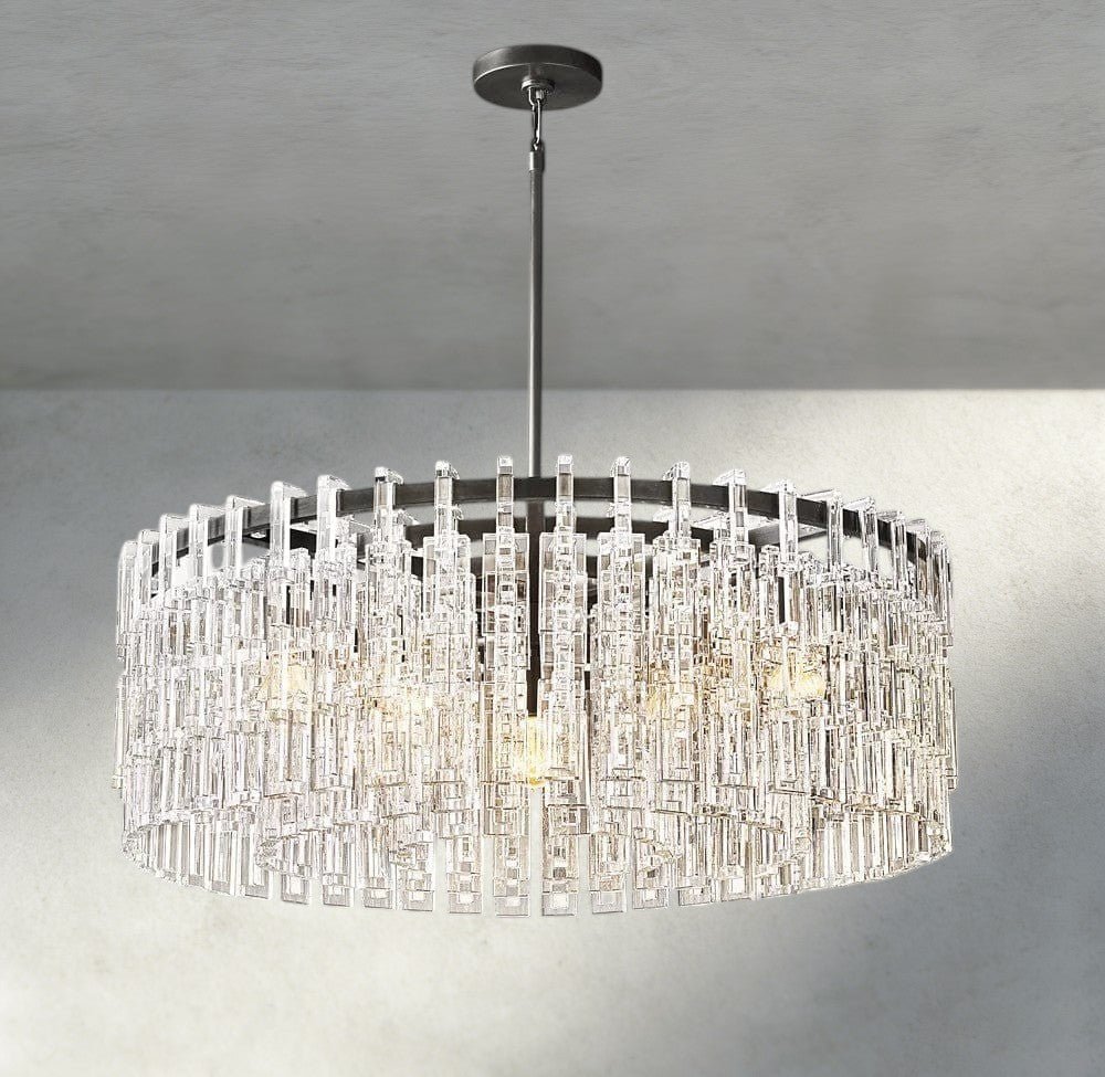 Merlyna Round Chandelier 36", 48", 60" - cyranlighting