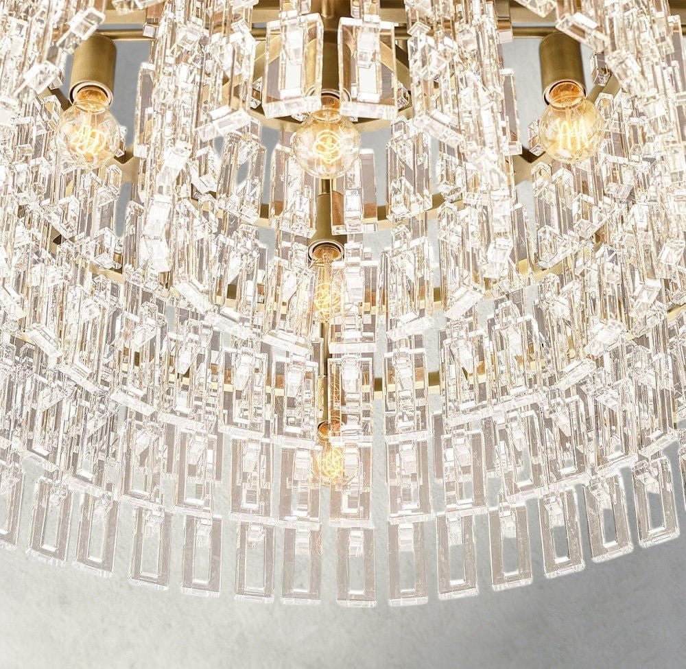 Merlyna Round Chandelier 36", 48", 60" - cyranlighting