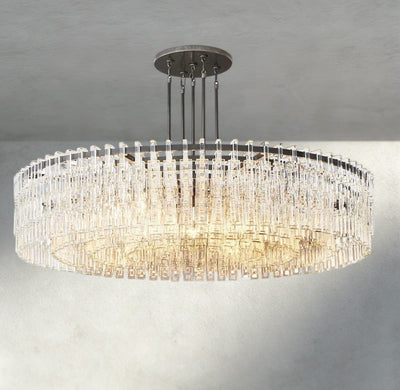 Merlyna Round Chandelier 36", 48", 60" - cyranlighting