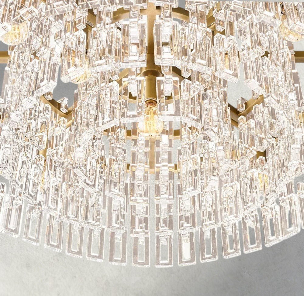 Merlyna Round Chandelier 36", 48", 60" - cyranlighting