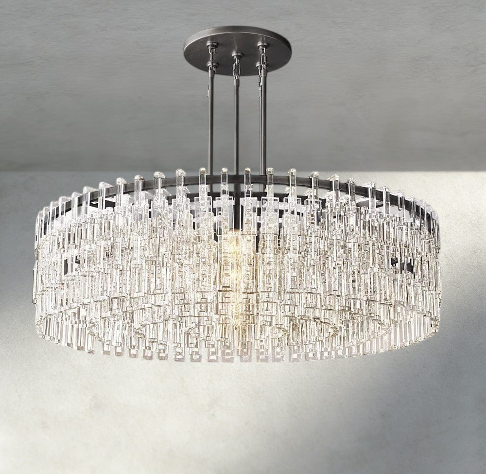 Merlyna Round Chandelier 36", 48", 60" - cyranlighting