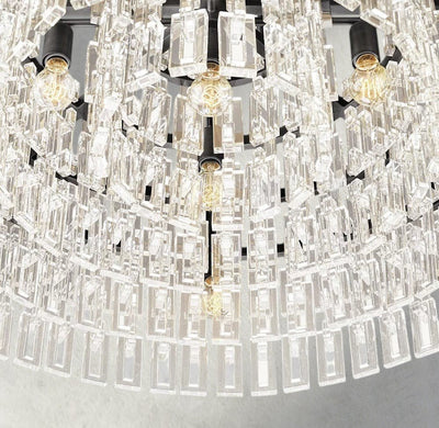 Merlyna Round Chandelier 36", 48", 60" - cyranlighting