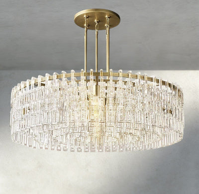 Merlyna Round Chandelier 36", 48", 60" - cyranlighting