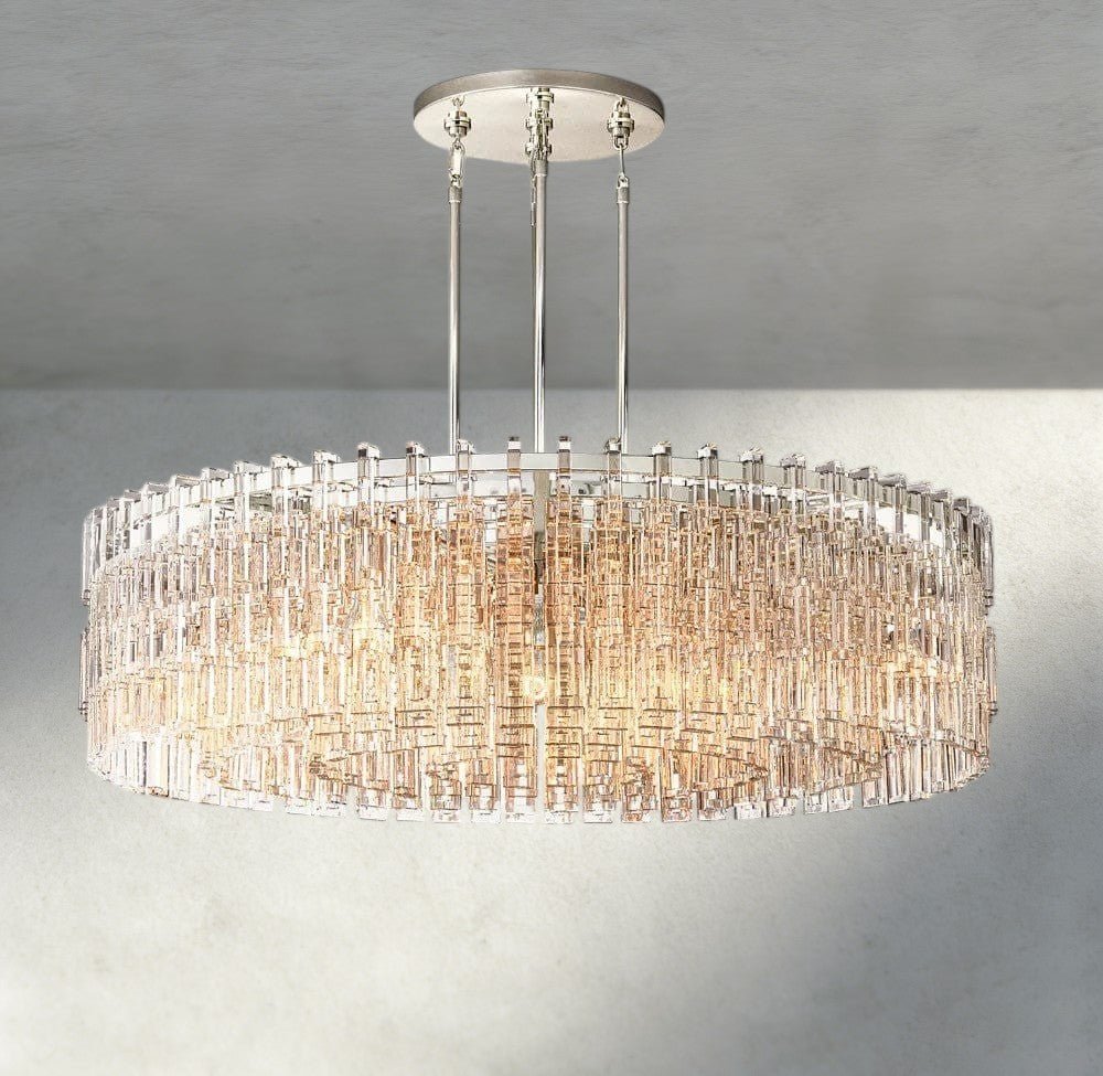 Merlyna Round Chandelier 36", 48", 60" - cyranlighting