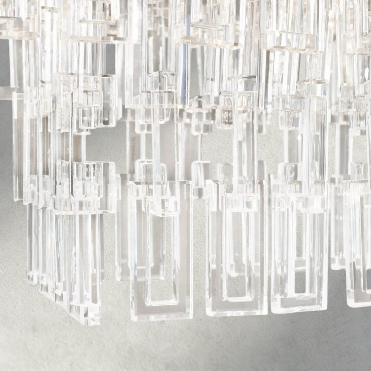 Merlyna Tiered Rectangular Chandelier 60", 72" - cyranlighting