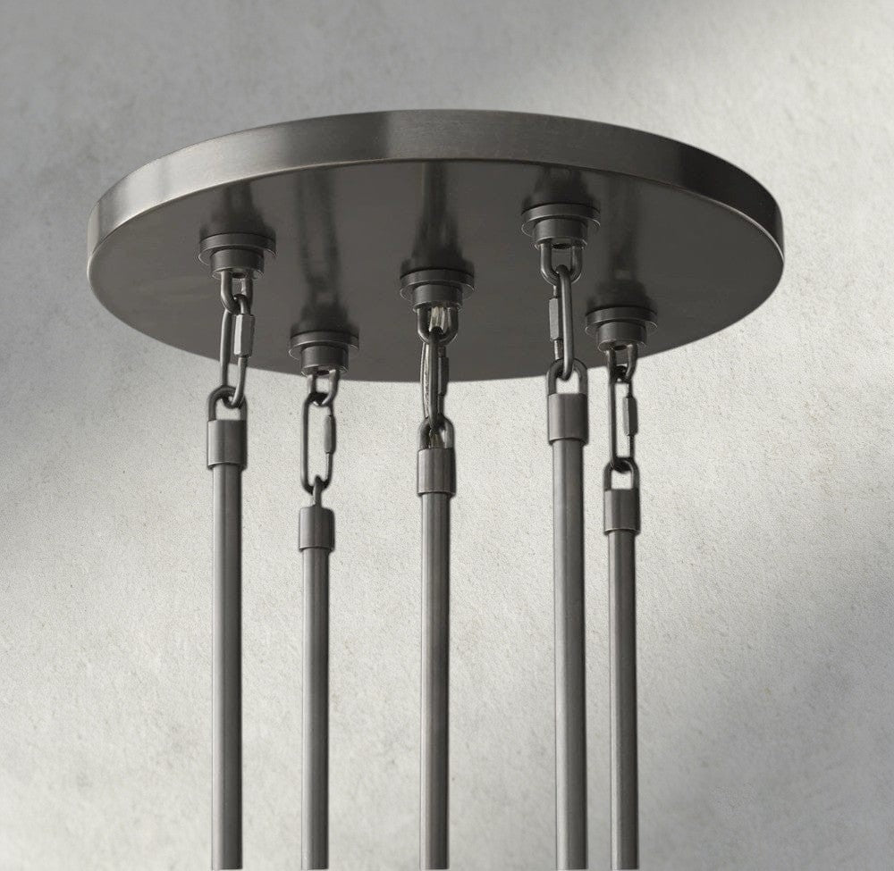 Merlyna Tiered Round Chandelier 36", 48", 60" - cyranlighting