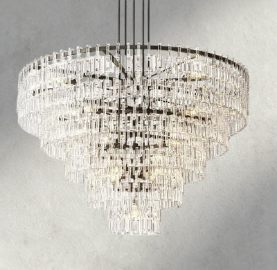 Merlyna Tiered Round Chandelier 36", 48", 60" - cyranlighting