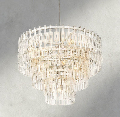 Merlyna Tiered Round Chandelier 36", 48", 60" - cyranlighting