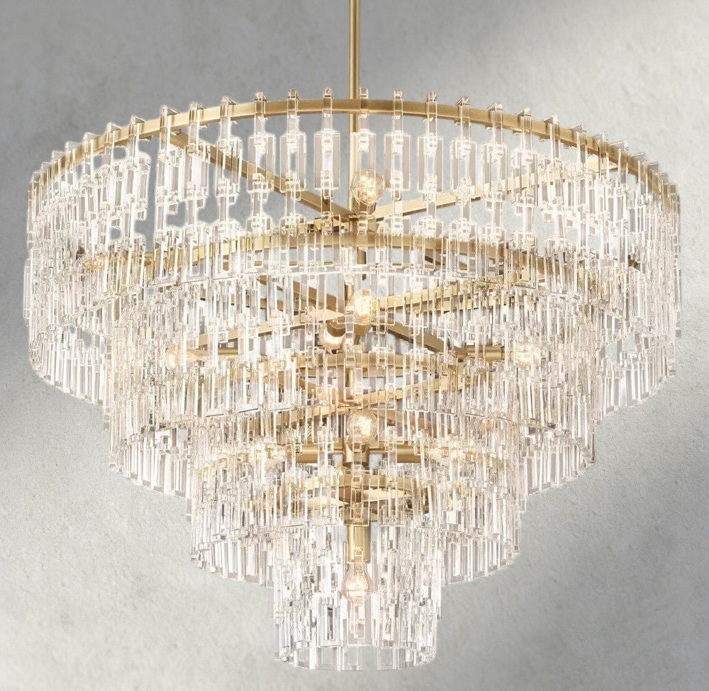 Merlyna Tiered Round Chandelier 36", 48", 60" - cyranlighting