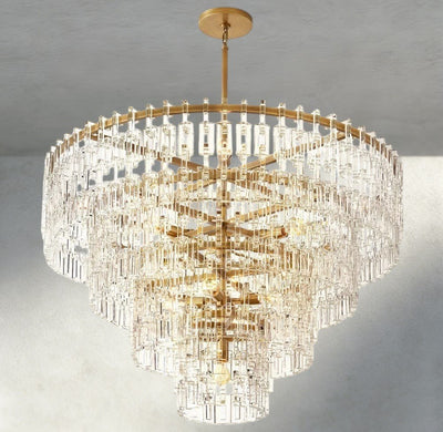 Merlyna Tiered Round Chandelier 36", 48", 60" - cyranlighting