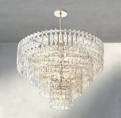 Merlyna Tiered Round Chandelier 36", 48", 60" - cyranlighting