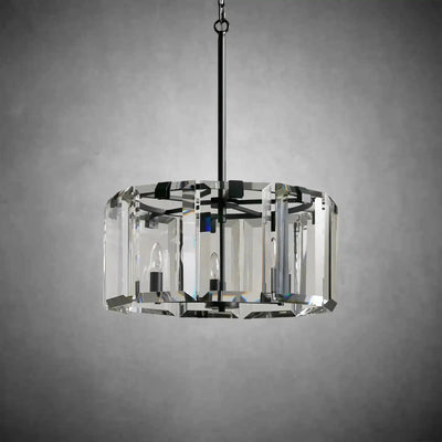 Modern Amaya Round Chandelier - cyranlamps
