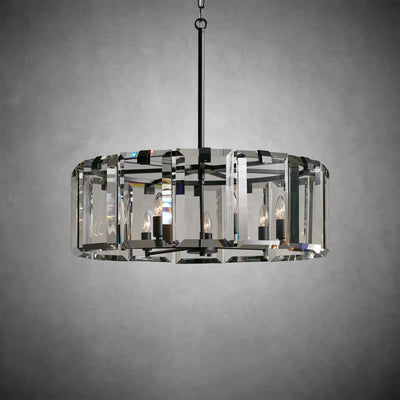 Modern Amaya Round Chandelier - cyranlamps