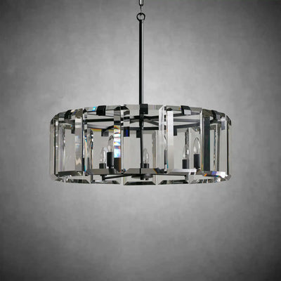 Modern Amaya Round Chandelier - cyranlamps