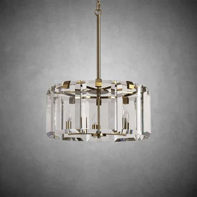 Modern Amaya Round Chandelier - cyranlamps