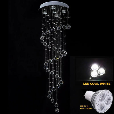 Modern Spherical Crystal Contemporary Chandelier - Cyran Lamps