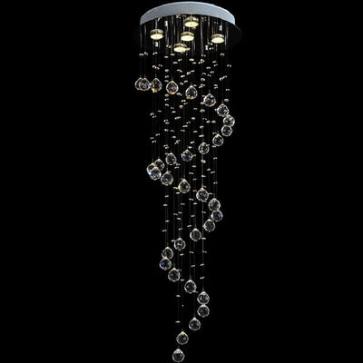 Modern Spherical Crystal Contemporary Chandelier - Cyran Lamps