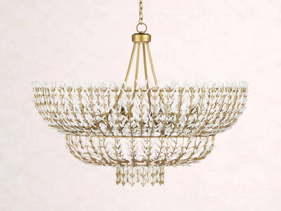 Morrigan Round Chandelier 34'' 56''D - cyranlamps