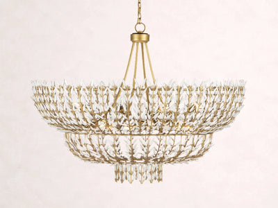 Morrigan Round Chandelier 34'' 56''D - cyranlamps
