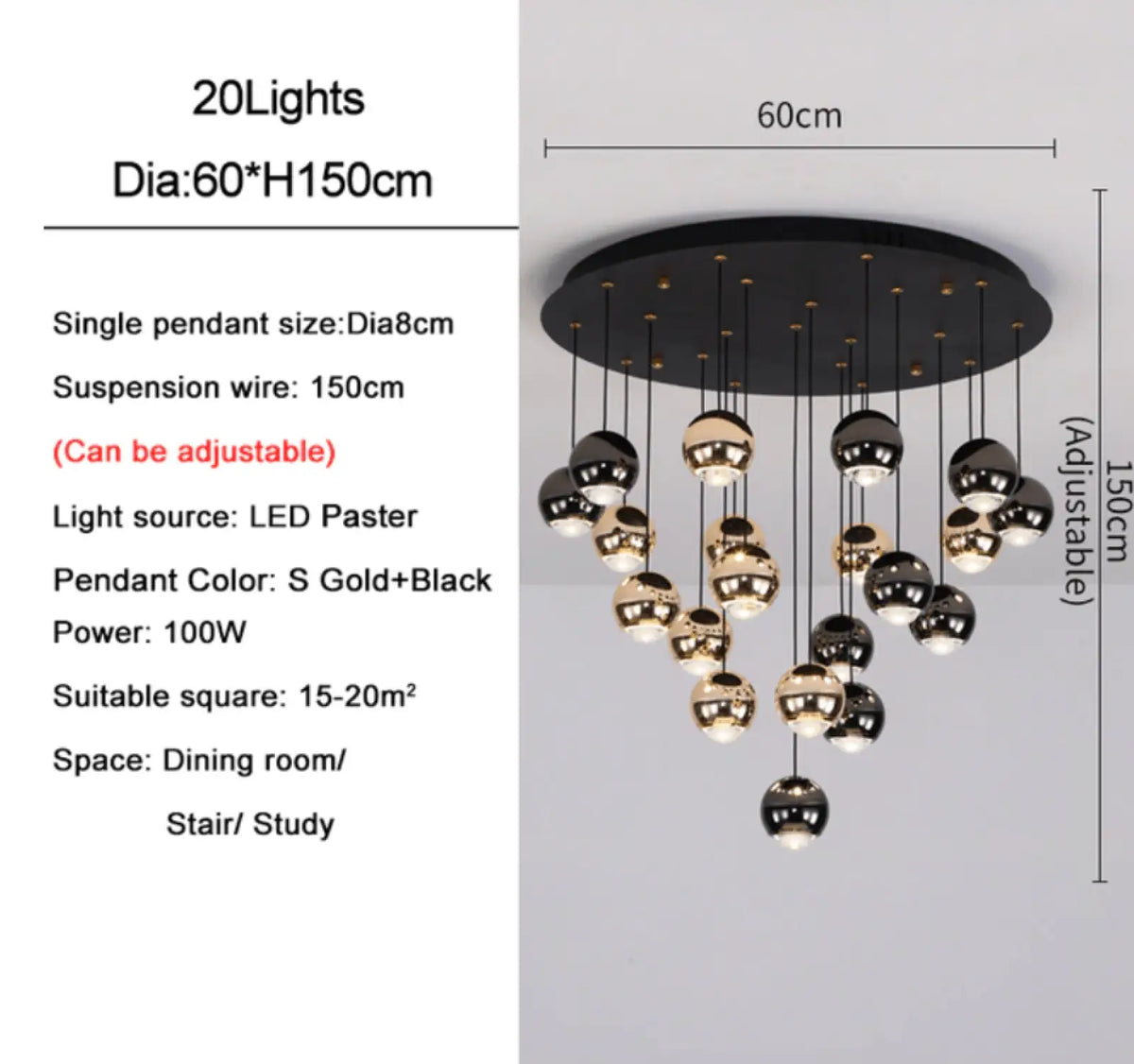 Multi Pendant Modern Foyer Chandelier - cyranlighting