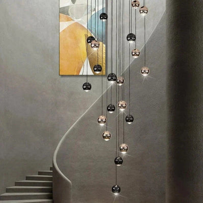 Multi Pendant Modern Foyer Chandelier - cyranlamps